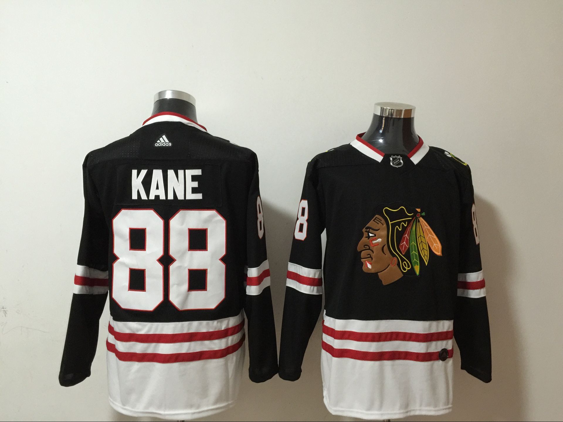 Cheap Chicago Blackhawks 88 Kane Men Adidas 2020 black Stitched NHL Jersey
